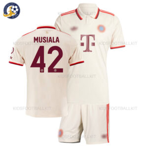 Bay^_^rn -MUSIALA-42-Third-Kids-Football-Kit-2024-25
